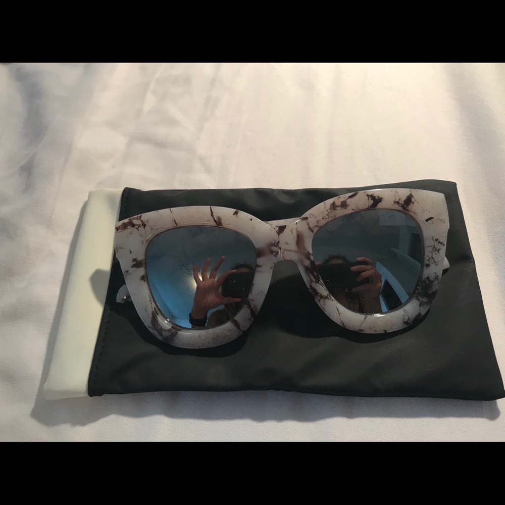 Quay Australia marbled sunglasses